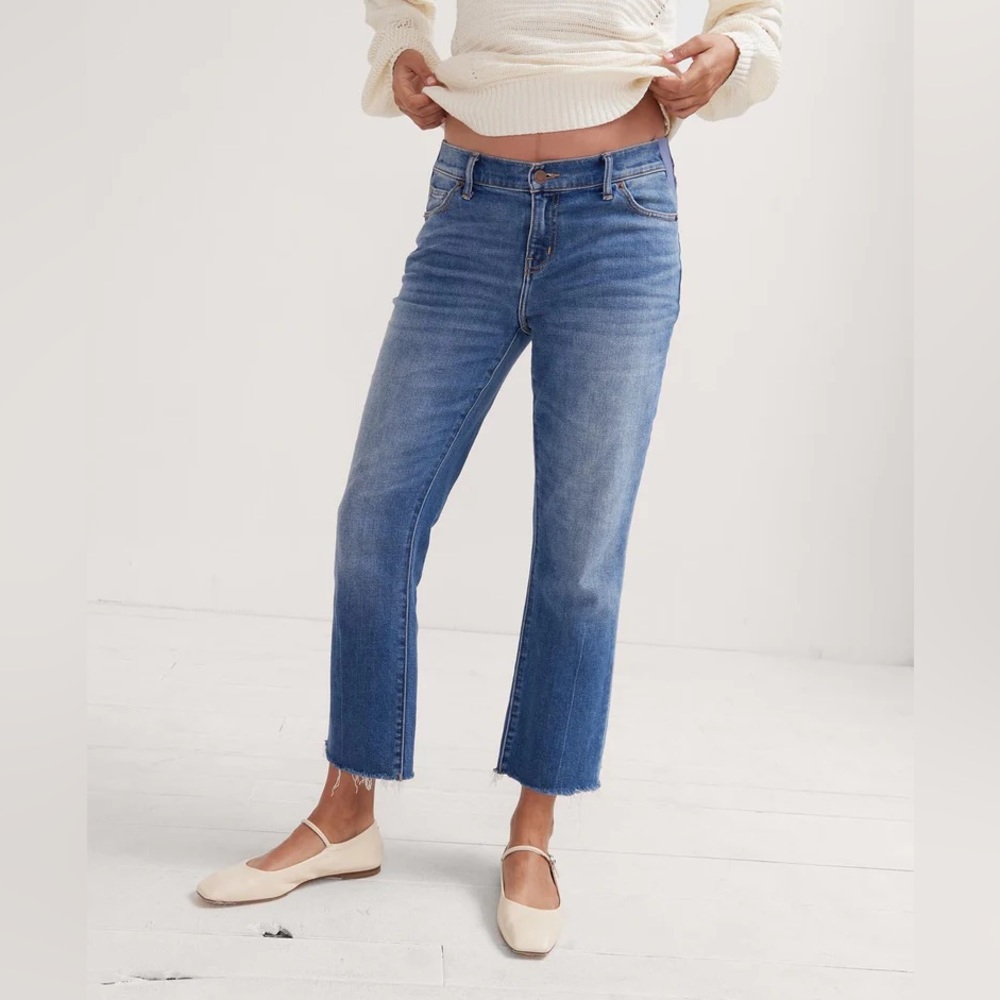 Hatch The Crop Maternity Jean in Indigo | size 27